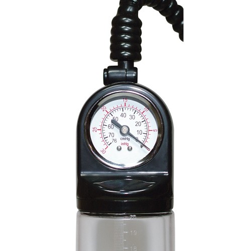 You2Toys Penis Pump Deluxe - Вакуумна помпа з манометром, 30х6 см - купити в Києві, Україні